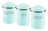Typhoon Tea Coffee And Sugar Set Blue