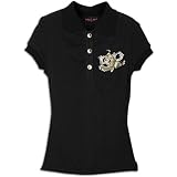 Baby Phat - Baby Phat Women's S/S SHIRRED PLACKET POLO