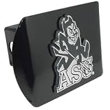 Arizona State University Sun Devils Black with Chrome ASU Sun Devil Emblem NCAA... by Elektroplate