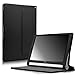 Infiland Lenovo Yoga Tablet 2 10 Case, Folio Premium Leather Stand Cover Fit Lenovo Yoga Tablet 2 10-Inch (Android and Windows Version) -Black