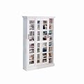 White Sliding Door Media Cabinet
