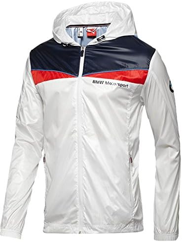 PUMA Men's BMW Lightweight Jacket, White, Large