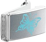 Web Butterfly Slvr/Baby Blue