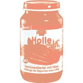 Petit Pot b�b� bio - L�gumes et millet - Holle - 220g - d�s 8 mo