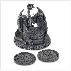 DRAGON COASTER SET by SHOPZEUS