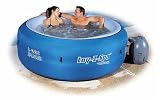 Outdoor Living : Lay-Z-Spa Portable Hot Tub with digital control.