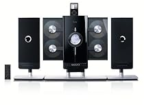 iLuv I9200 High-Fidelity Mini Audio System With 4CD / MP3 CD Changer Wall Mountable - Black