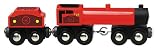 Red Engine wtih Tender