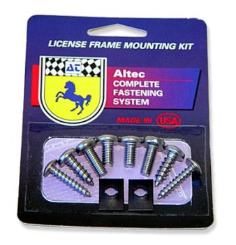 Altec Premium License Plate Mounting Kit