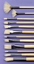 Loew Cornell Set of 12 Bristle Brushes