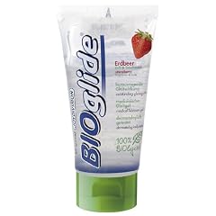 Joydivision BIOglide Erdbeer Biologisches Gleitmittel, 80 ml