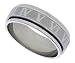 Jewelry : Surgical Steel 5/16" (6mm) Spinner Ring W/ Roman Numerals