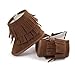 Voberry® Baby Toddler Girls Boys Winter Warm Snow Boot Tassels Trimmed Boots Outdoor (12~18Month, Khaki)