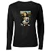Mona & English Bulldog Women's Long Sleeve Dark T