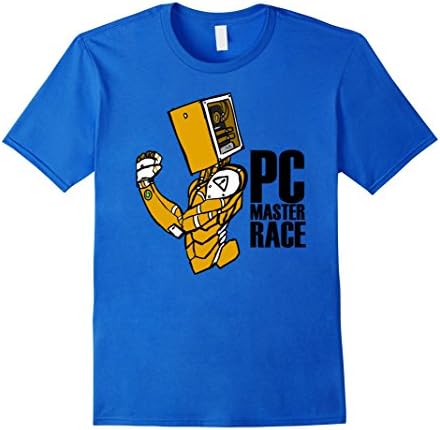 Men's PC Master Race T-shirt Medium Royal Blue
