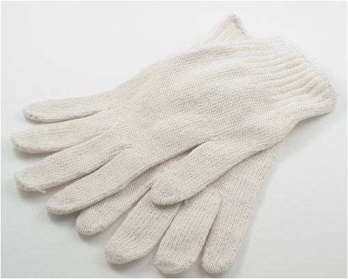 Memphis 9636 Economy Weight Cotton Polyester Natural Color Knit Gloves Size Large Also For Glove Liner Sold by the Dozen Pairs