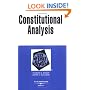 Constitutional Analysis: In a Nutshell (Nutshell Series)