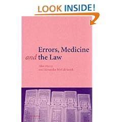 Errors, Medicine and the Law
