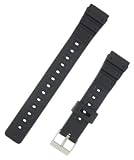 Timex Men's Resin Performance Sport Black Replacement Watchband