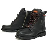 Harley Davidson 'Kickstart' Motorcycle Boots Mens 8.5 - Black by Harley Davidson