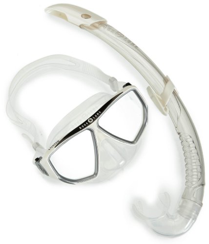Aqua Lung Uni Maske & Schnorchel SET-Oyster LX + AirFlex LX, artic white, One Size, 109200 Preisvergleich