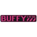 " BUFFY IS MY IDOL " STREET SIGN