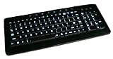 Lighted USB Keyboard - Gentle crisp clear white LED light illuminates each key yet stress free to your eyes - Full size Multimedia functions, One-touch internet access