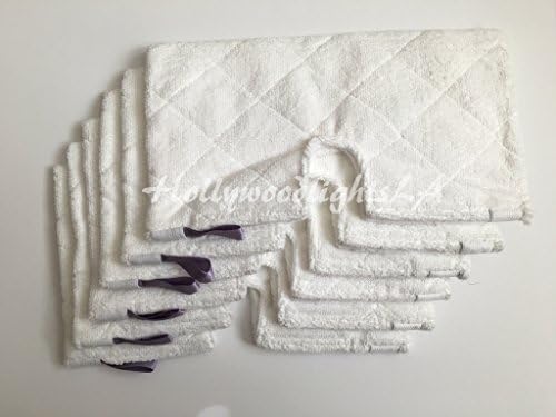 6 Replacement Standard Pads Compatible with Shark Euro Pro Pocket Steam Mop S3501 S3601 S3901