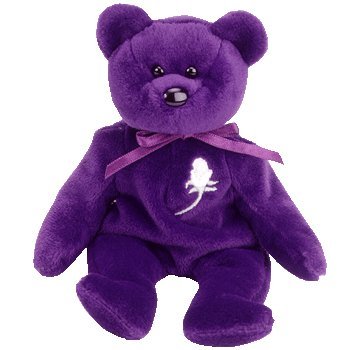Childrens Toyshop  Toys : TY Princess the Bear Beanie Baby