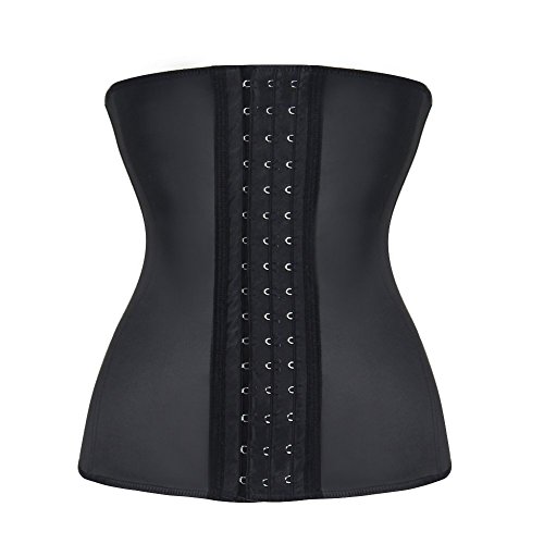 ieasysexy Women s Latex Waist Trainer Corset for Weight Loss, Abdomen Compression Girdle Workout Waist Cincher Body Shaper Waist Trimmer Back Support Slimming Blet,Perfect Waist Firm Control Belt