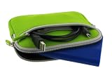 rooCASE Neoprene Sleeve (Neon Green) Carrying Case for Western Digital My Passport for Mac 500 GB / 750 GB / 1 TB USB 2.0 Portable Hard Drive