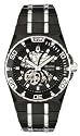 Bulova Men's Marine Star Mechanical Hand-Wind Automatic Black Dial Watch #98A108