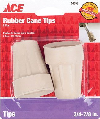 Ace 3/4in -7/8in Crutch or Cane Tip