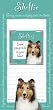 Sheltie Memo Pad Notebook and Magnet Picture Frame Set
