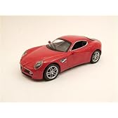【M4】1/43 アルファロメオ 8C コンペティツィオーネ アルファロメオ特注仕様 レッド