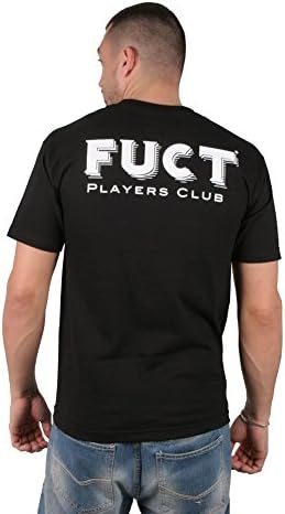 Fuct Black Players Club Pocket 2XL XX-Large T-Shirt Cotton Short Sleeve Tee
