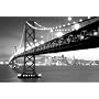 San Francisco (Bay Bridge and Skyline) Art Poster Print - 24" X 36"