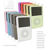 Apple iPod 5G Video (30GB) FlexiSkin - The Soft Low-Profile Case (Smoke Grey (with screen guard))
