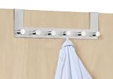 Produkt-Bild: Wenko 4468060100 T&uuml;rgarderobe Celano - 6 Haken, Edelstahl matt, rostfrei, 39.5 x 11 x 5.5 cm