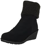 Rieker 90490-00, Damen Desert Boots, Schwarz (schwarz/testadimoro 00), EU 40