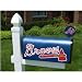 Atlanta Braves Mailbox Kit Cover & Flag - MLB Football Fan Shop Sports Team Merchandise