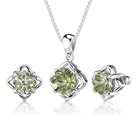 Exclusive Splendor: 6.50 carat Concave-Cut Snowflake Shape Green Amethyst... by Peora