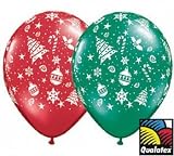 Luftballons Weihnachtsmotive Qualatex, 5 St.