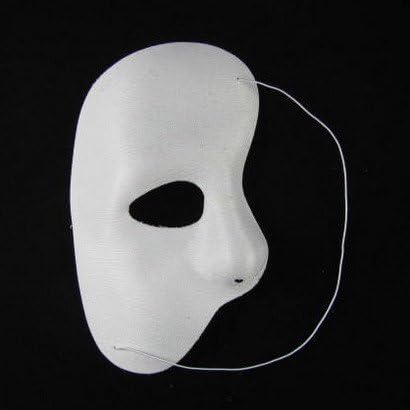 Melody Halloween Christmas Party Venetian Mardi Gras Masquerade Phantom theme Mask White