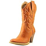 Spite Women's Saddleup Western Boot, Tan, 9.5 B US