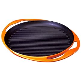 Le Creuset グリル・ロンド 25cm オレンジ 20125-00-09