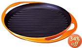 Le Creuset グリル・ロンド 25cm オレンジ 20125-00-09
