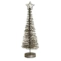 Spiral Lighted Tree - Taupe