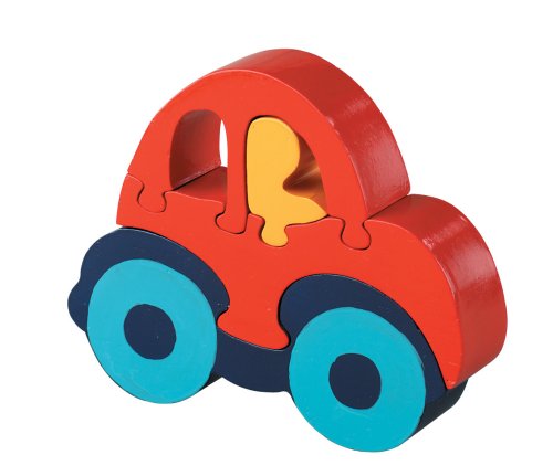 Childrens Toyshop  Toys : 4 Piece Car Puzzle