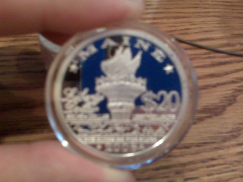 2006 Maine Liberty Dollar 1 Troy Oz. .999 Fine Silver